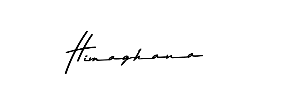 Design your own signature with our free online signature maker. With this signature software, you can create a handwritten (Asem Kandis PERSONAL USE) signature for name Himaghana. Himaghana signature style 9 images and pictures png