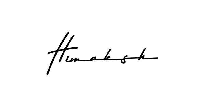 How to make Himaksh signature? Asem Kandis PERSONAL USE is a professional autograph style. Create handwritten signature for Himaksh name. Himaksh signature style 9 images and pictures png