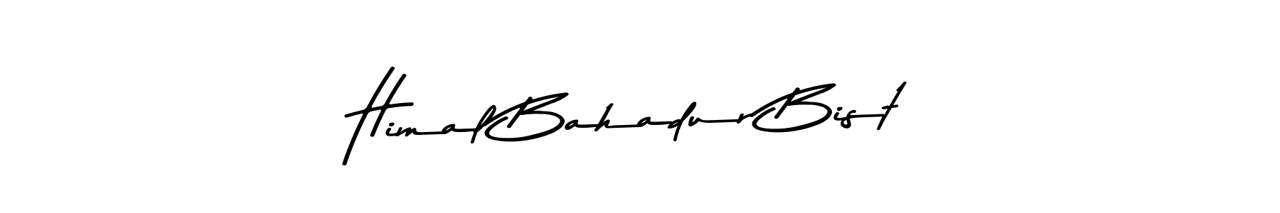 Use a signature maker to create a handwritten signature online. With this signature software, you can design (Asem Kandis PERSONAL USE) your own signature for name Himal Bahadur Bist. Himal Bahadur Bist signature style 9 images and pictures png