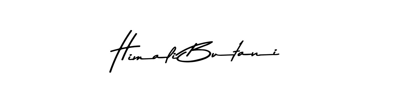 You should practise on your own different ways (Asem Kandis PERSONAL USE) to write your name (Himali Butani) in signature. don't let someone else do it for you. Himali Butani signature style 9 images and pictures png