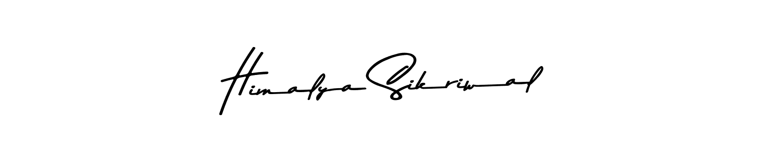 Also we have Himalya Sikriwal name is the best signature style. Create professional handwritten signature collection using Asem Kandis PERSONAL USE autograph style. Himalya Sikriwal signature style 9 images and pictures png