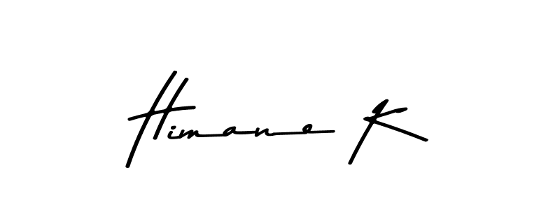 Himane K stylish signature style. Best Handwritten Sign (Asem Kandis PERSONAL USE) for my name. Handwritten Signature Collection Ideas for my name Himane K. Himane K signature style 9 images and pictures png
