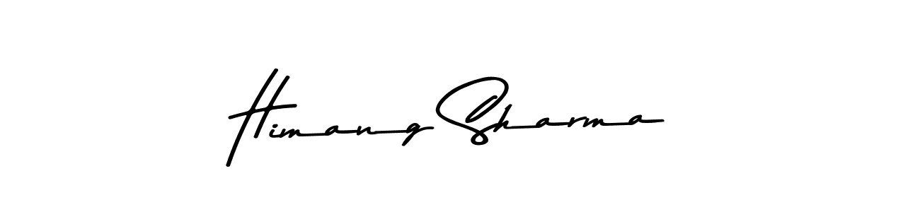 How to make Himang Sharma signature? Asem Kandis PERSONAL USE is a professional autograph style. Create handwritten signature for Himang Sharma name. Himang Sharma signature style 9 images and pictures png