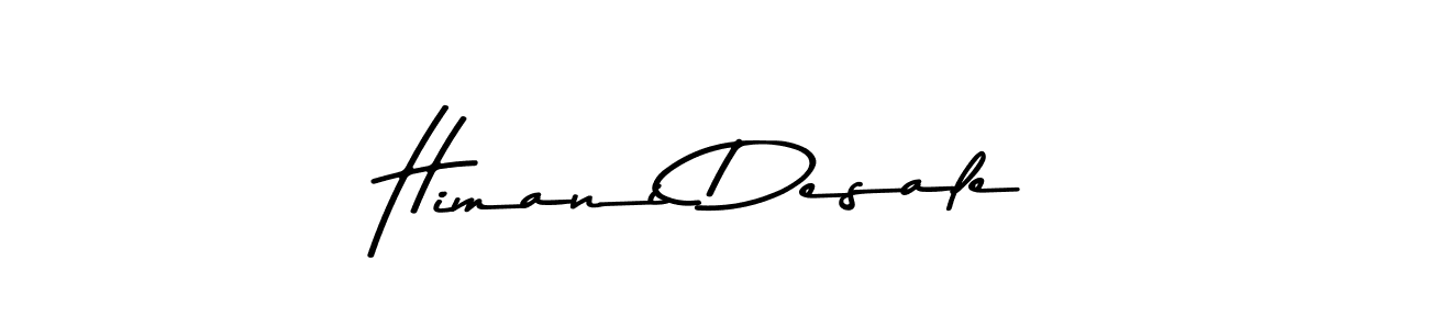 Asem Kandis PERSONAL USE is a professional signature style that is perfect for those who want to add a touch of class to their signature. It is also a great choice for those who want to make their signature more unique. Get Himani Desale name to fancy signature for free. Himani Desale signature style 9 images and pictures png