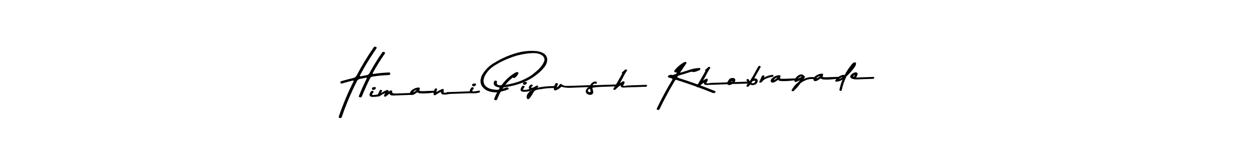 You can use this online signature creator to create a handwritten signature for the name Himani Piyush Khobragade. This is the best online autograph maker. Himani Piyush Khobragade signature style 9 images and pictures png