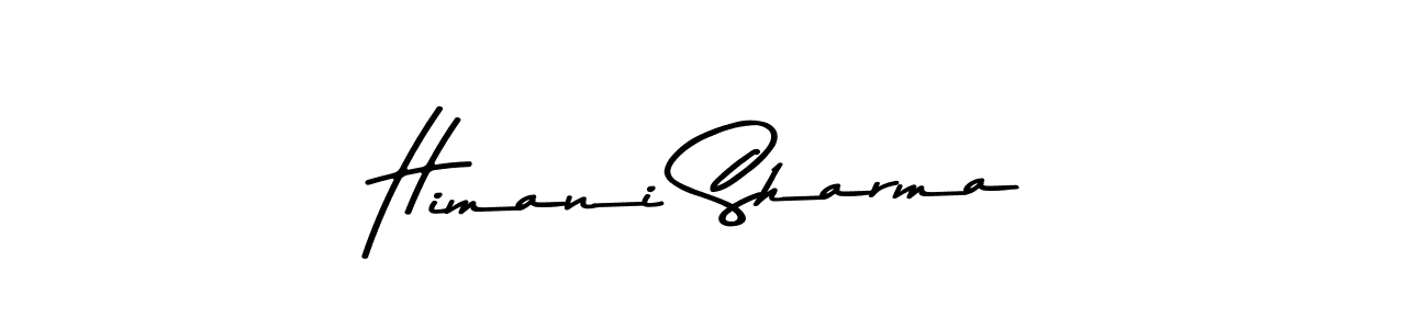 Himani Sharma stylish signature style. Best Handwritten Sign (Asem Kandis PERSONAL USE) for my name. Handwritten Signature Collection Ideas for my name Himani Sharma. Himani Sharma signature style 9 images and pictures png