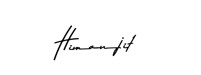 How to make Himanjit name signature. Use Asem Kandis PERSONAL USE style for creating short signs online. This is the latest handwritten sign. Himanjit signature style 9 images and pictures png