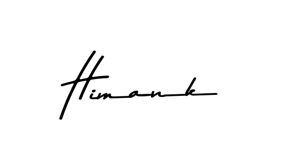 Make a beautiful signature design for name Himank. With this signature (Asem Kandis PERSONAL USE) style, you can create a handwritten signature for free. Himank signature style 9 images and pictures png