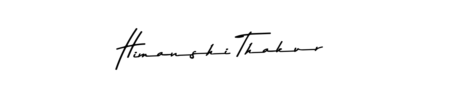 Use a signature maker to create a handwritten signature online. With this signature software, you can design (Asem Kandis PERSONAL USE) your own signature for name Himanshi Thakur. Himanshi Thakur signature style 9 images and pictures png