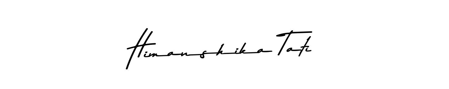 Asem Kandis PERSONAL USE is a professional signature style that is perfect for those who want to add a touch of class to their signature. It is also a great choice for those who want to make their signature more unique. Get Himanshika Tati name to fancy signature for free. Himanshika Tati signature style 9 images and pictures png