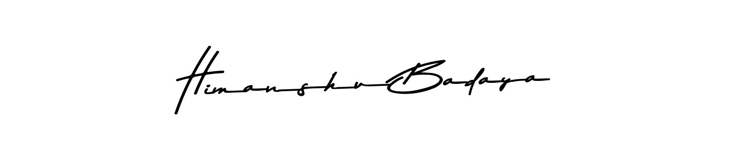 The best way (Asem Kandis PERSONAL USE) to make a short signature is to pick only two or three words in your name. The name Himanshu Badaya include a total of six letters. For converting this name. Himanshu Badaya signature style 9 images and pictures png