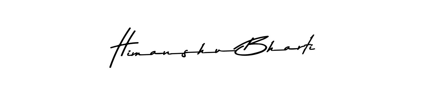 Similarly Asem Kandis PERSONAL USE is the best handwritten signature design. Signature creator online .You can use it as an online autograph creator for name Himanshu Bharti. Himanshu Bharti signature style 9 images and pictures png