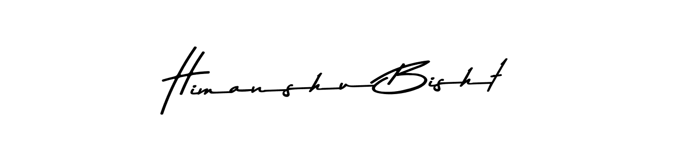 Use a signature maker to create a handwritten signature online. With this signature software, you can design (Asem Kandis PERSONAL USE) your own signature for name Himanshu Bisht. Himanshu Bisht signature style 9 images and pictures png