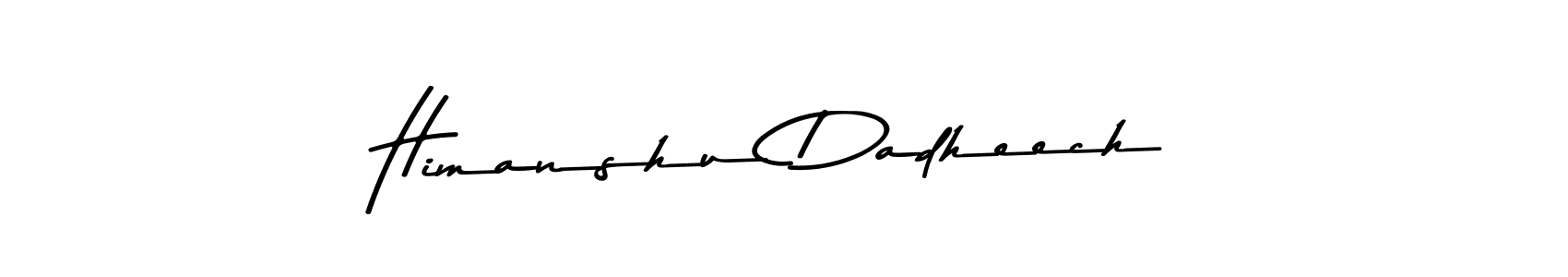 Here are the top 10 professional signature styles for the name Himanshu Dadheech. These are the best autograph styles you can use for your name. Himanshu Dadheech signature style 9 images and pictures png