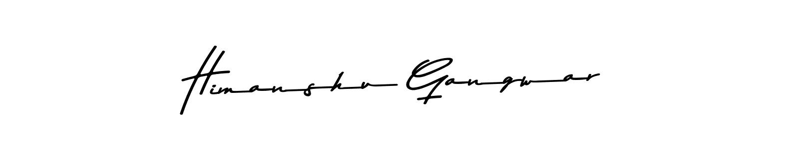 Use a signature maker to create a handwritten signature online. With this signature software, you can design (Asem Kandis PERSONAL USE) your own signature for name Himanshu Gangwar. Himanshu Gangwar signature style 9 images and pictures png