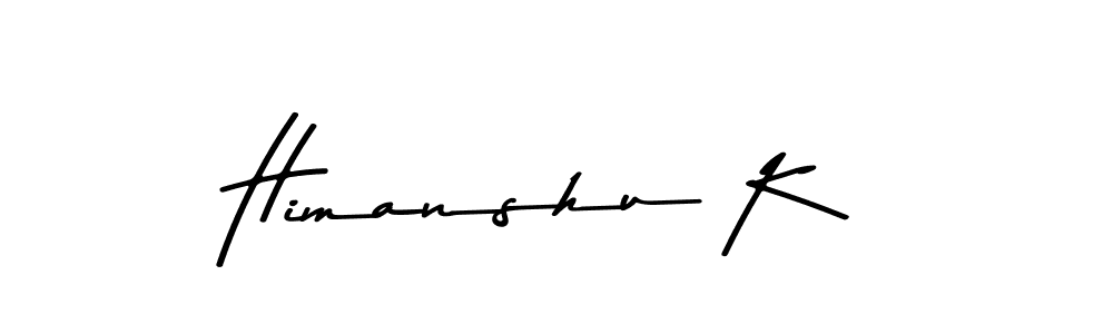 Similarly Asem Kandis PERSONAL USE is the best handwritten signature design. Signature creator online .You can use it as an online autograph creator for name Himanshu K. Himanshu K signature style 9 images and pictures png