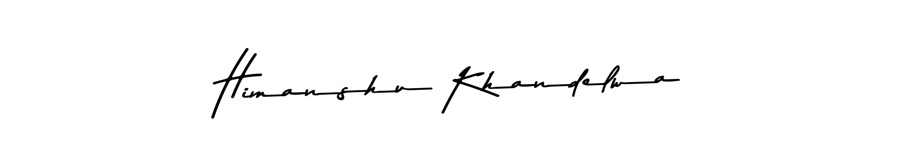 Himanshu Khandelwa stylish signature style. Best Handwritten Sign (Asem Kandis PERSONAL USE) for my name. Handwritten Signature Collection Ideas for my name Himanshu Khandelwa. Himanshu Khandelwa signature style 9 images and pictures png