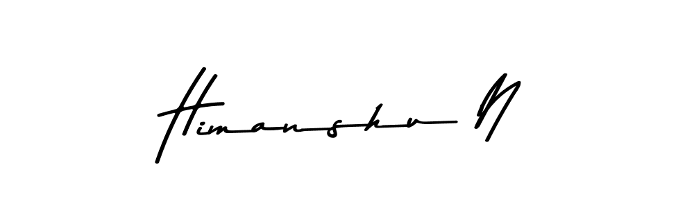 Best and Professional Signature Style for Himanshu N. Asem Kandis PERSONAL USE Best Signature Style Collection. Himanshu N signature style 9 images and pictures png