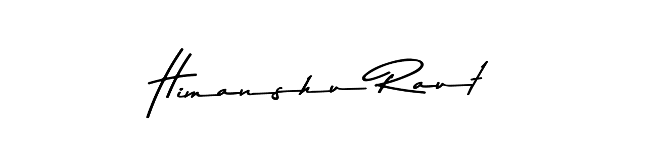 Use a signature maker to create a handwritten signature online. With this signature software, you can design (Asem Kandis PERSONAL USE) your own signature for name Himanshu Raut. Himanshu Raut signature style 9 images and pictures png