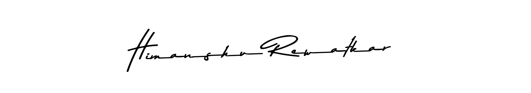 Create a beautiful signature design for name Himanshu Rewatkar. With this signature (Asem Kandis PERSONAL USE) fonts, you can make a handwritten signature for free. Himanshu Rewatkar signature style 9 images and pictures png