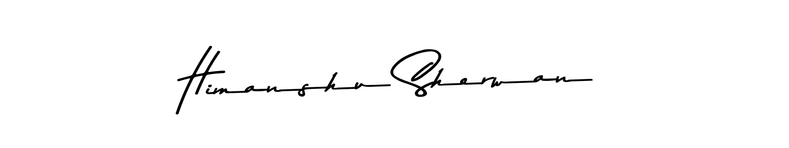 Make a beautiful signature design for name Himanshu Sherwan. With this signature (Asem Kandis PERSONAL USE) style, you can create a handwritten signature for free. Himanshu Sherwan signature style 9 images and pictures png