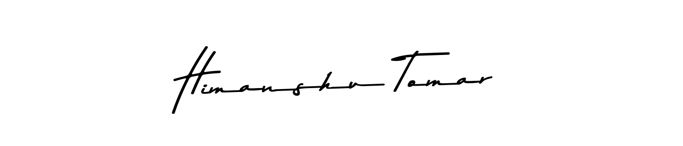 Use a signature maker to create a handwritten signature online. With this signature software, you can design (Asem Kandis PERSONAL USE) your own signature for name Himanshu Tomar. Himanshu Tomar signature style 9 images and pictures png