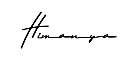 Upgrade your professional image with Himanya signature created with Asem Kandis PERSONAL USE font. Fast, free, and watermark-free download. Himanya signature style 9 images and pictures png