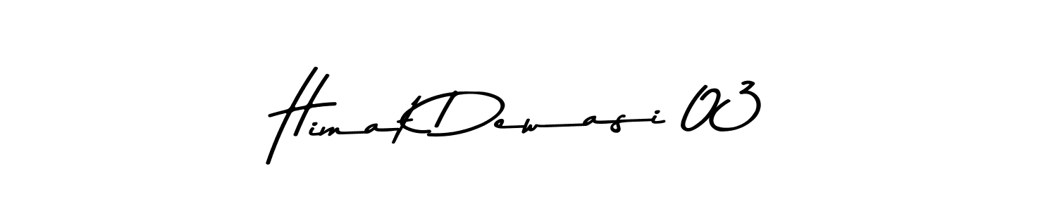 How to make Himat Dewasi 03 name signature. Use Asem Kandis PERSONAL USE style for creating short signs online. This is the latest handwritten sign. Himat Dewasi 03 signature style 9 images and pictures png