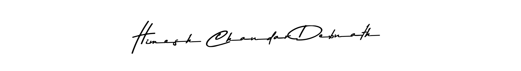 Create a beautiful signature design for name Himesh Chandar Debnath. With this signature (Asem Kandis PERSONAL USE) fonts, you can make a handwritten signature for free. Himesh Chandar Debnath signature style 9 images and pictures png