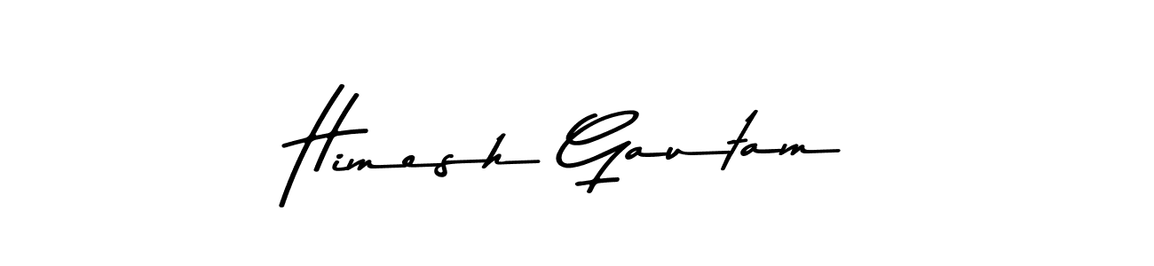 This is the best signature style for the Himesh Gautam name. Also you like these signature font (Asem Kandis PERSONAL USE). Mix name signature. Himesh Gautam signature style 9 images and pictures png