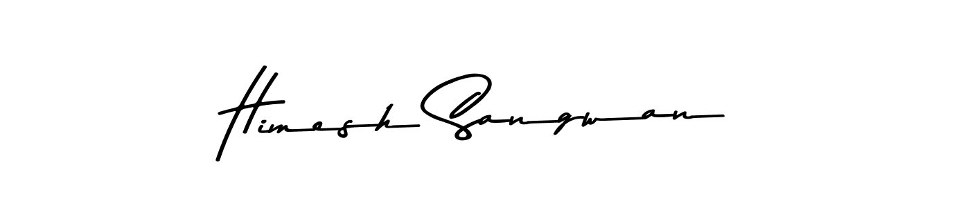 Use a signature maker to create a handwritten signature online. With this signature software, you can design (Asem Kandis PERSONAL USE) your own signature for name Himesh Sangwan. Himesh Sangwan signature style 9 images and pictures png