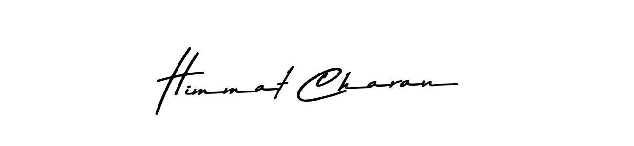 You should practise on your own different ways (Asem Kandis PERSONAL USE) to write your name (Himmat Charan) in signature. don't let someone else do it for you. Himmat Charan signature style 9 images and pictures png