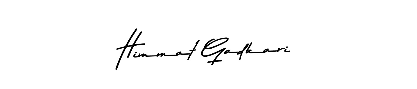 The best way (Asem Kandis PERSONAL USE) to make a short signature is to pick only two or three words in your name. The name Himmat Gadkari include a total of six letters. For converting this name. Himmat Gadkari signature style 9 images and pictures png