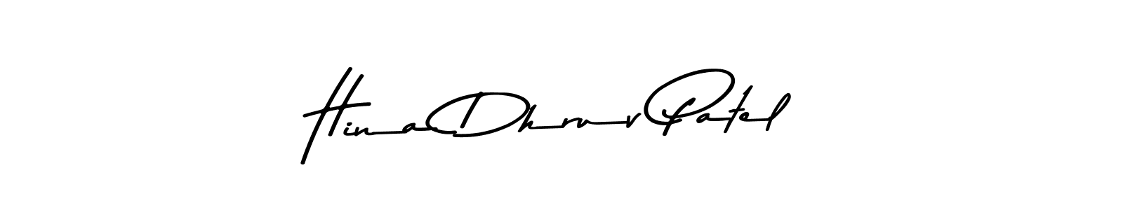 The best way (Asem Kandis PERSONAL USE) to make a short signature is to pick only two or three words in your name. The name Hina Dhruv Patel include a total of six letters. For converting this name. Hina Dhruv Patel signature style 9 images and pictures png