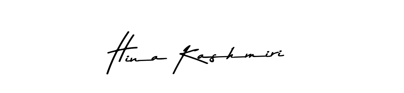 Make a beautiful signature design for name Hina Kashmiri. With this signature (Asem Kandis PERSONAL USE) style, you can create a handwritten signature for free. Hina Kashmiri signature style 9 images and pictures png