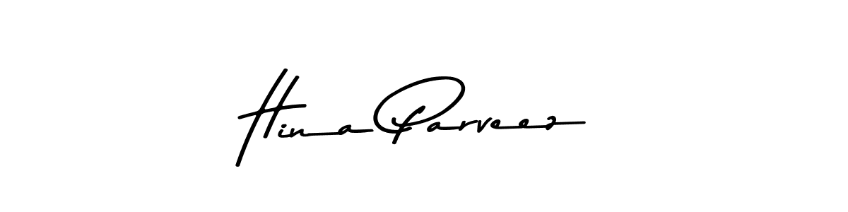 How to make Hina Parveez name signature. Use Asem Kandis PERSONAL USE style for creating short signs online. This is the latest handwritten sign. Hina Parveez signature style 9 images and pictures png