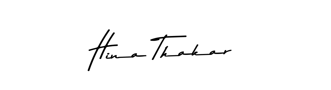 You should practise on your own different ways (Asem Kandis PERSONAL USE) to write your name (Hina Thakar) in signature. don't let someone else do it for you. Hina Thakar signature style 9 images and pictures png