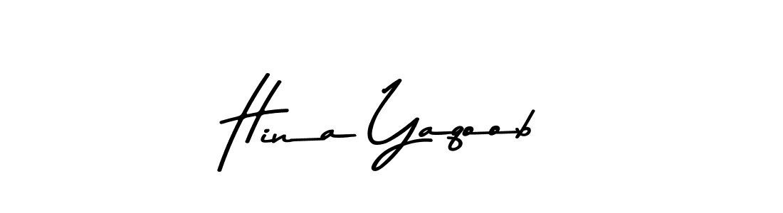 Make a beautiful signature design for name Hina Yaqoob. Use this online signature maker to create a handwritten signature for free. Hina Yaqoob signature style 9 images and pictures png
