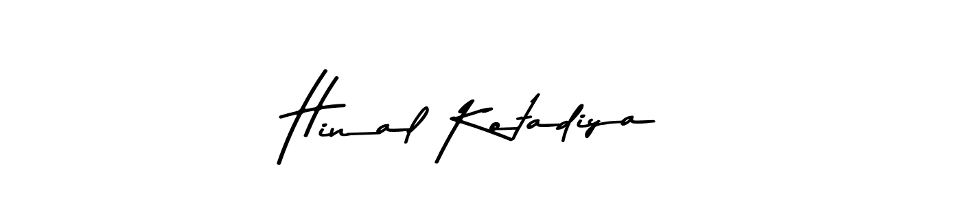 You can use this online signature creator to create a handwritten signature for the name Hinal Kotadiya. This is the best online autograph maker. Hinal Kotadiya signature style 9 images and pictures png