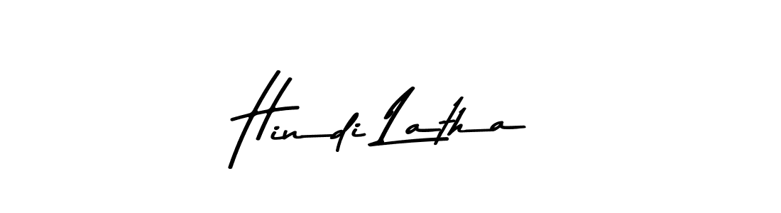 The best way (Asem Kandis PERSONAL USE) to make a short signature is to pick only two or three words in your name. The name Hindi Latha include a total of six letters. For converting this name. Hindi Latha signature style 9 images and pictures png