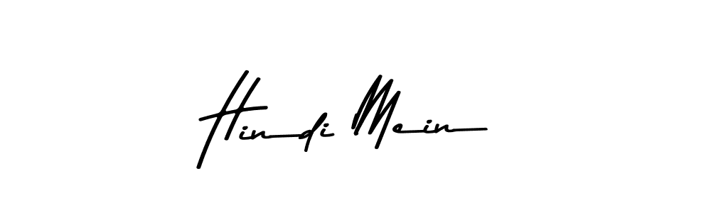 The best way (Asem Kandis PERSONAL USE) to make a short signature is to pick only two or three words in your name. The name Hindi Mein include a total of six letters. For converting this name. Hindi Mein signature style 9 images and pictures png