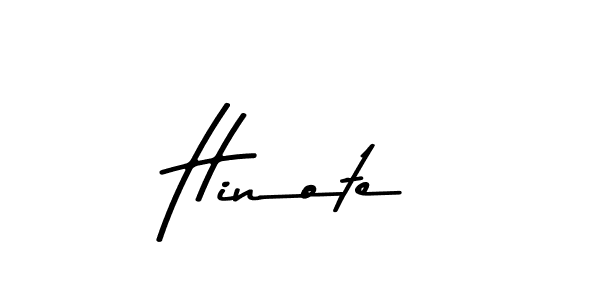 Design your own signature with our free online signature maker. With this signature software, you can create a handwritten (Asem Kandis PERSONAL USE) signature for name Hinote. Hinote signature style 9 images and pictures png