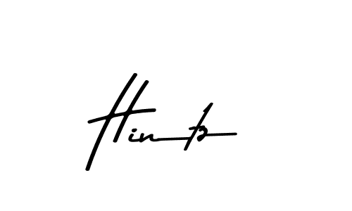 Use a signature maker to create a handwritten signature online. With this signature software, you can design (Asem Kandis PERSONAL USE) your own signature for name Hintz. Hintz signature style 9 images and pictures png