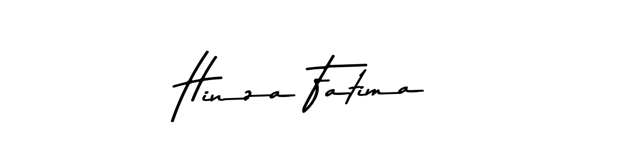 How to make Hinza Fatima name signature. Use Asem Kandis PERSONAL USE style for creating short signs online. This is the latest handwritten sign. Hinza Fatima signature style 9 images and pictures png