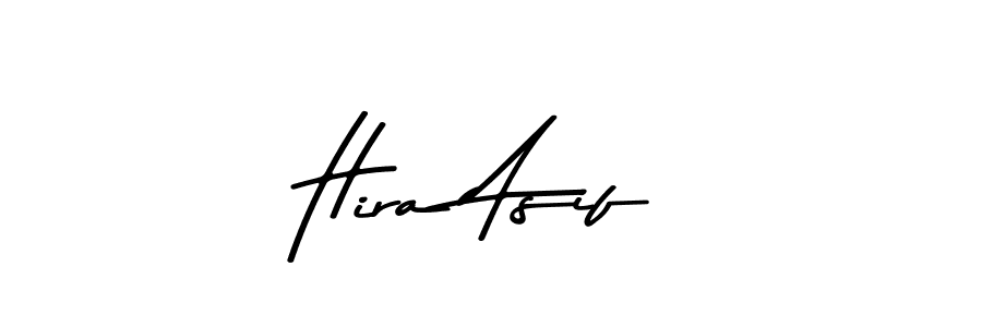 How to make Hira Asif name signature. Use Asem Kandis PERSONAL USE style for creating short signs online. This is the latest handwritten sign. Hira Asif signature style 9 images and pictures png