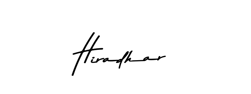 Hiradhar stylish signature style. Best Handwritten Sign (Asem Kandis PERSONAL USE) for my name. Handwritten Signature Collection Ideas for my name Hiradhar. Hiradhar signature style 9 images and pictures png