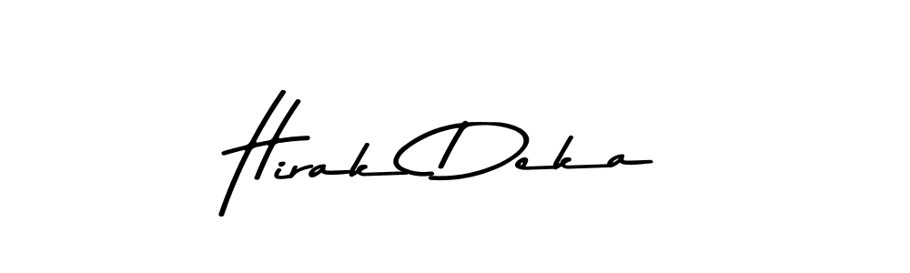 You can use this online signature creator to create a handwritten signature for the name Hirak Deka. This is the best online autograph maker. Hirak Deka signature style 9 images and pictures png
