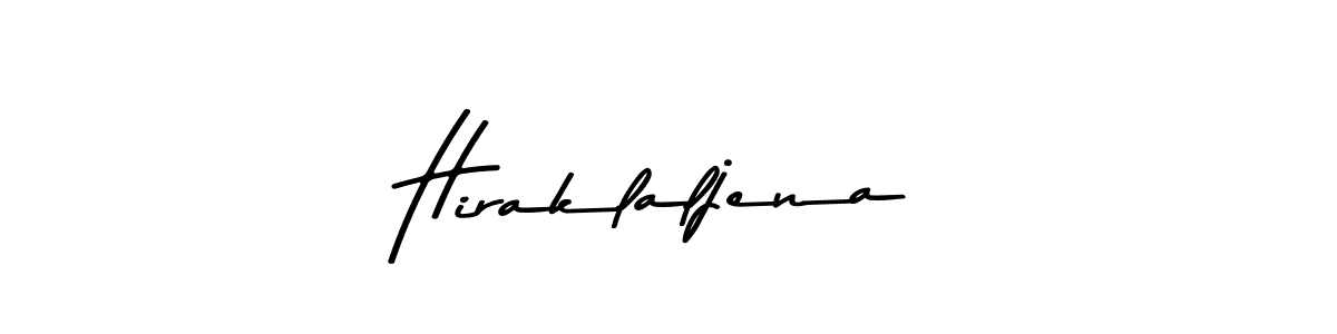 Similarly Asem Kandis PERSONAL USE is the best handwritten signature design. Signature creator online .You can use it as an online autograph creator for name Hiraklaljena. Hiraklaljena signature style 9 images and pictures png