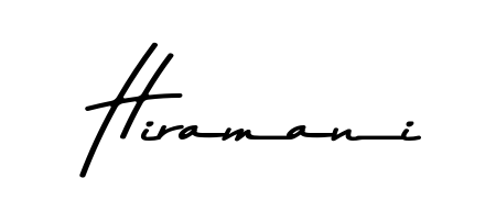 If you are searching for the best signature style for your name Hiramani, here we have designed multiple signature styles using Asem Kandis PERSONAL USE. Hiramani signature style 9 images and pictures png
