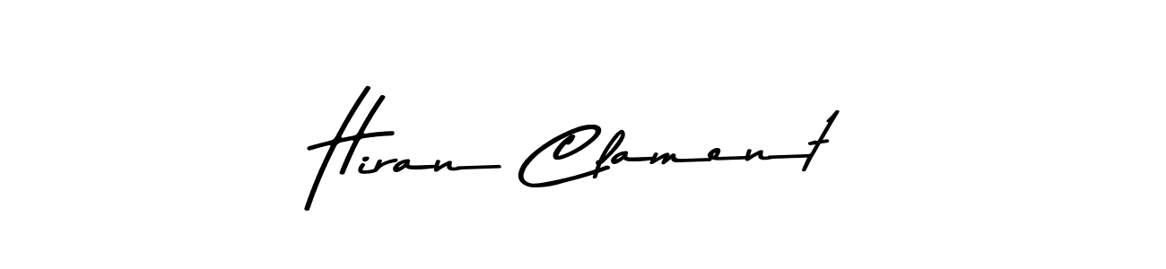 Also we have Hiran Clament name is the best signature style. Create professional handwritten signature collection using Asem Kandis PERSONAL USE autograph style. Hiran Clament signature style 9 images and pictures png